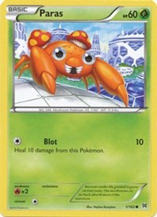 Paras (1/162) [XY: BREAKthrough] Reverse Holofoil