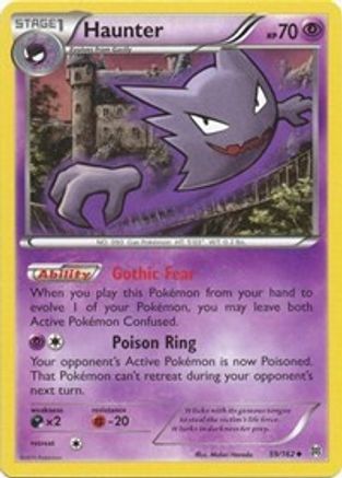 Haunter (59/162) [XY: BREAKthrough] Reverse Holofoil