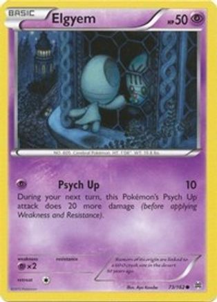 Elgyem (73/162) [XY: BREAKthrough] Reverse Holofoil
