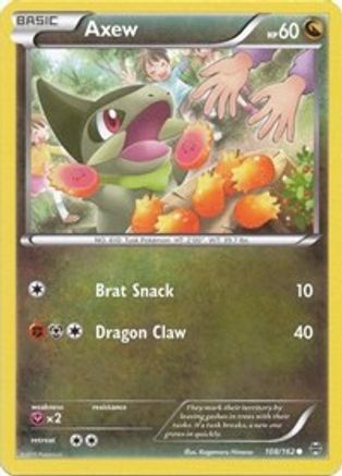 Axew (108/162) [XY: BREAKthrough] Reverse Holofoil