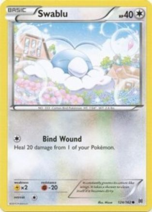 Swablu (124/162) [XY: BREAKthrough] Reverse Holofoil