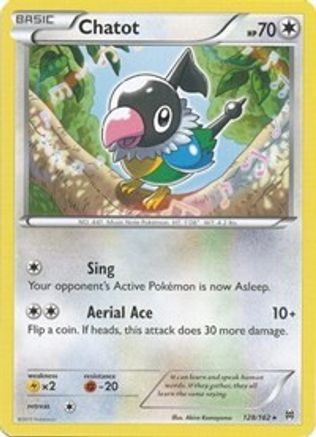 Chatot (128/162) [XY: BREAKthrough] Reverse Holofoil