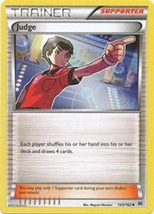 Judge (143/162) [XY: BREAKthrough] Reverse Holofoil