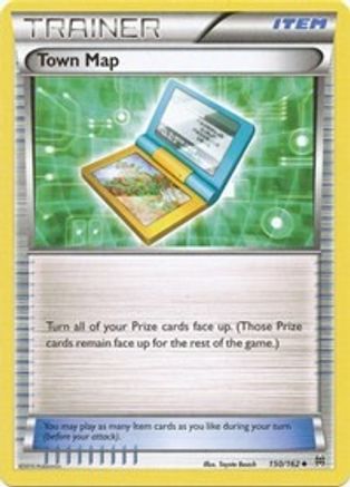 Town Map (150/162) [XY: BREAKthrough] Reverse Holofoil