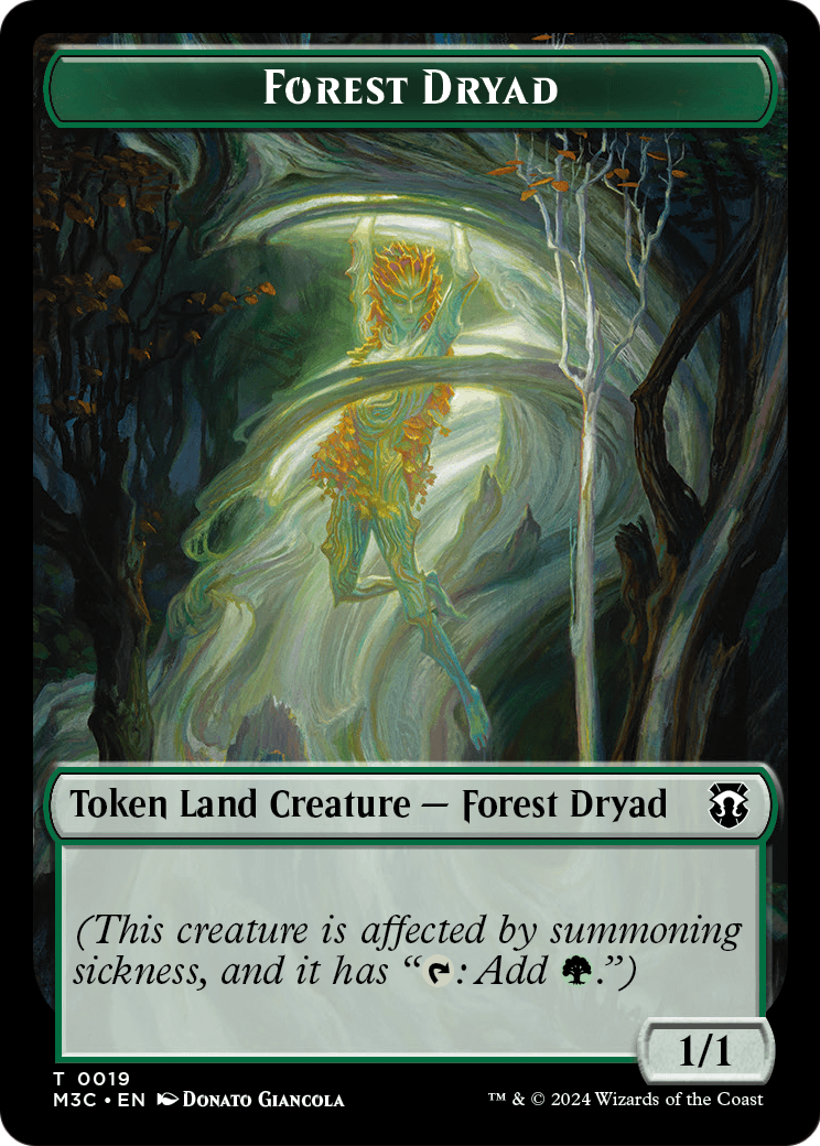 Forest Dryad  [Modern Horizons 3 Commander Tokens] Foil