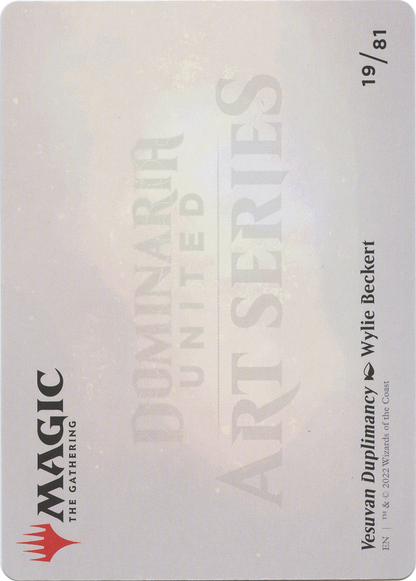 Vesuvan Duplimancy // Vesuvan Duplimancy  [Dominaria United Art Series] (Borderless)