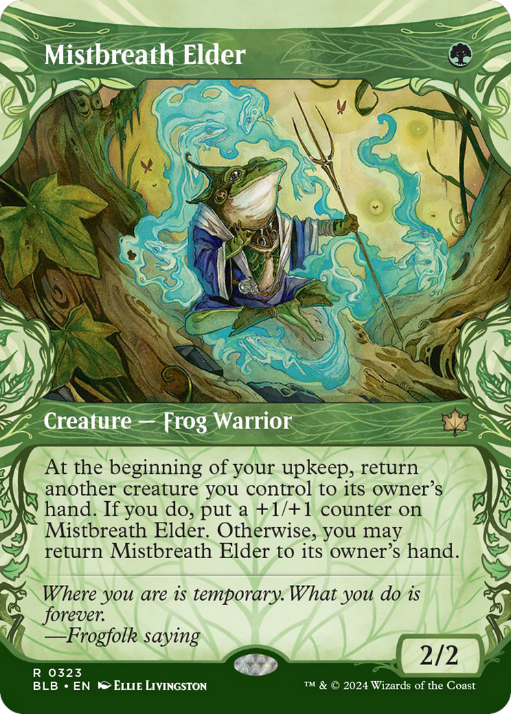 Mistbreath Elder (Showcase) [Bloomburrow] Foil
