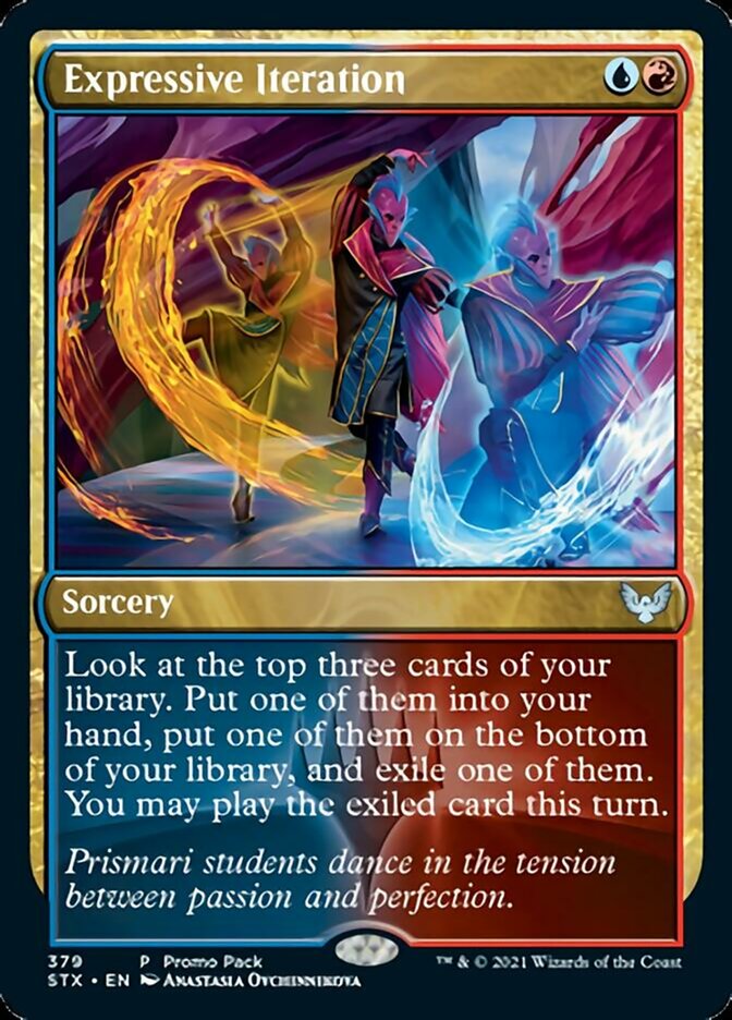 Expressive Iteration (Promo Pack) [Strixhaven: School of Mages Promos] Foil