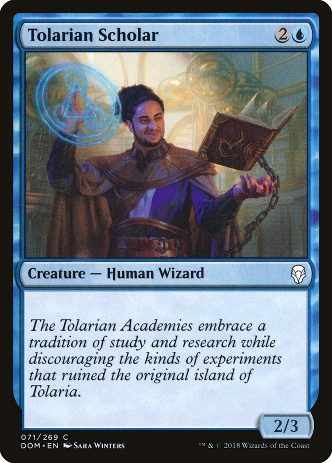Tolarian Scholar [Dominaria] Foil