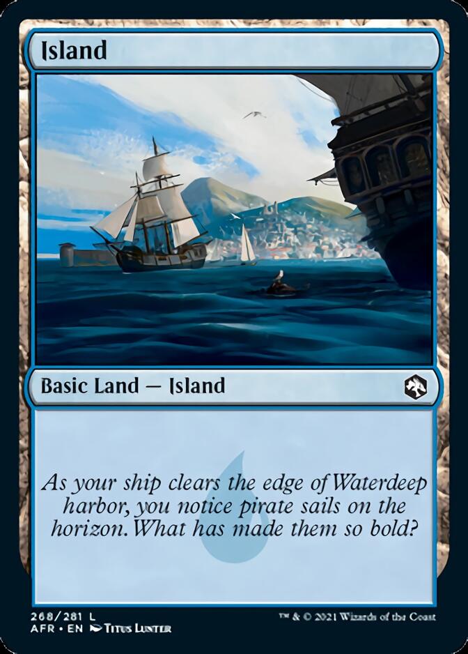 Island (268) [Dungeons & Dragons: Adventures in the Forgotten Realms] Foil
