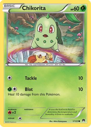 Chikorita (1/122) [XY: BREAKpoint] Reverse Holofoil