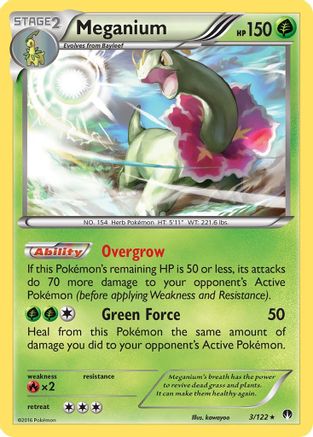 Meganium (3/122) [XY: BREAKpoint] Reverse Holofoil