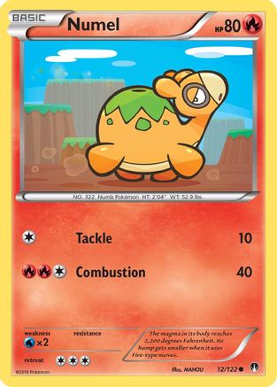 Numel (12/122) [XY: BREAKpoint] Reverse Holofoil