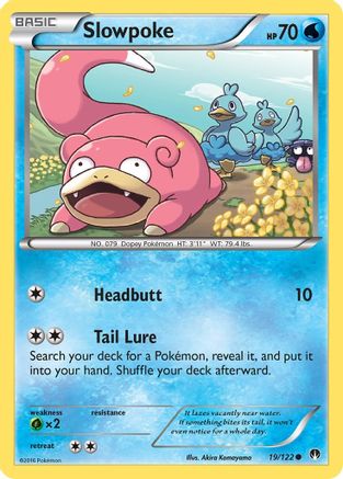 Slowpoke (19/122) [XY: BREAKpoint] Reverse Holofoil