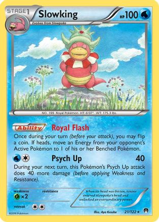 Slowking (21/122) [XY: BREAKpoint] Reverse Holofoil