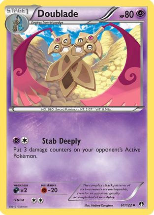 Doublade (61/122) [XY: BREAKpoint] Reverse Holofoil