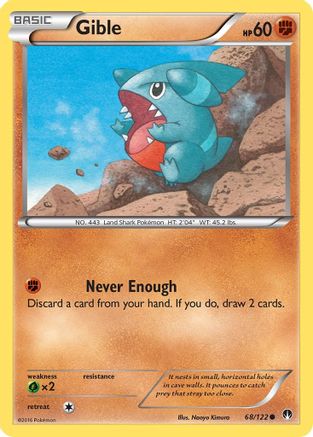 Gible (68/122) [XY: BREAKpoint] Reverse Holofoil