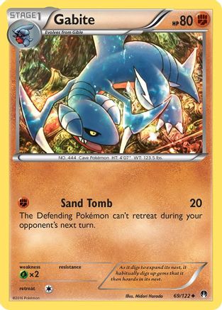 Gabite (69/122) [XY: BREAKpoint] Reverse Holofoil
