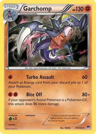 Garchomp (70/122) [XY: BREAKpoint] Reverse Holofoil