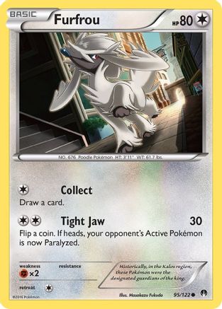 Furfrou (95/122) [XY: BREAKpoint] Reverse Holofoil