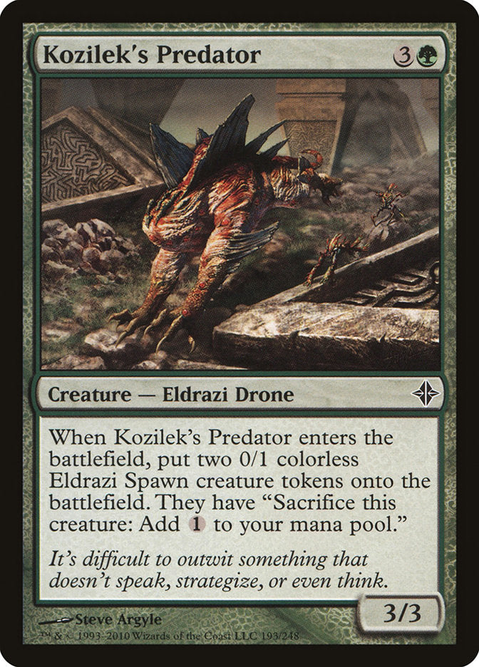 Kozilek's Predator [Rise of the Eldrazi] Foil