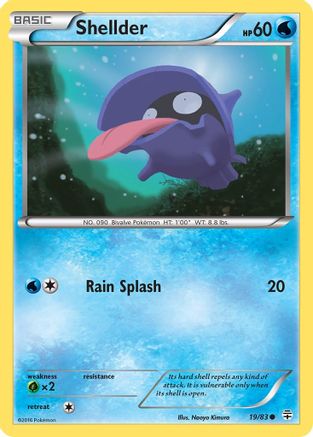Shellder (19/83) [XY: Generations] Reverse Holofoil