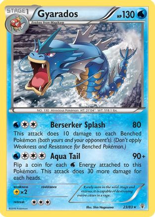 Gyarados (23/83) [XY: Generations] Reverse Holofoil