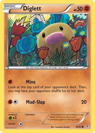 Diglett (38/83) [XY: Generations] Reverse Holofoil