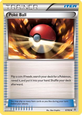 Poke Ball (67/83) [XY: Generations] Reverse Holofoil