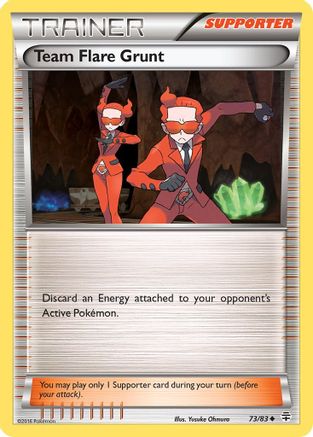 Team Flare Grunt (73/83) [XY: Generations] Reverse Holofoil