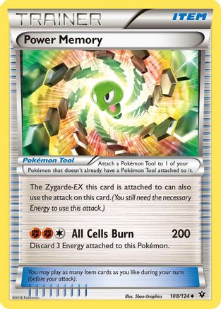 Power Memory (108/124) [XY: Fates Collide] Reverse Holofoil