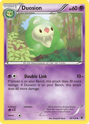 Duosion (34/124) [XY: Fates Collide] Reverse Holofoil