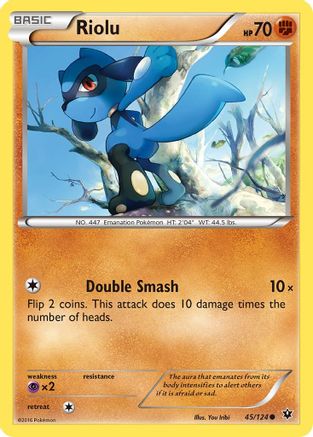 Riolu (45/124) [XY: Fates Collide] Reverse Holofoil