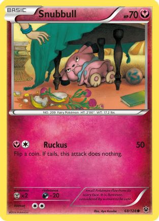 Snubbull (68/124) [XY: Fates Collide] Reverse Holofoil