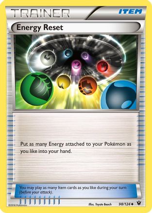 Energy Reset (98/124) [XY: Fates Collide] Reverse Holofoil