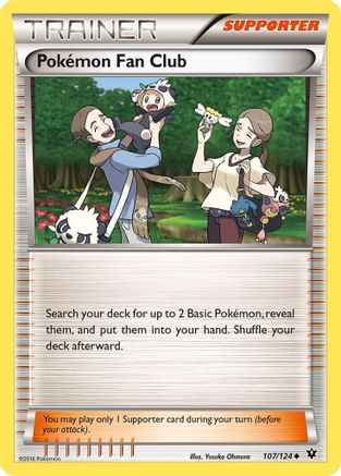 Pokemon Fan Club (107/124) [XY: Fates Collide] Reverse Holofoil