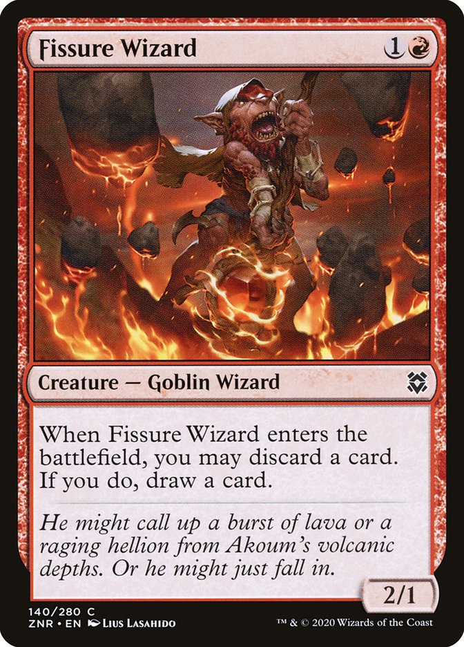 Fissure Wizard [Zendikar Rising] Foil