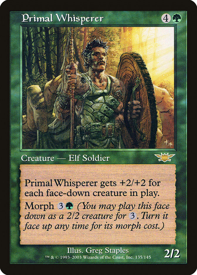 Primal Whisperer [Legions] Foil