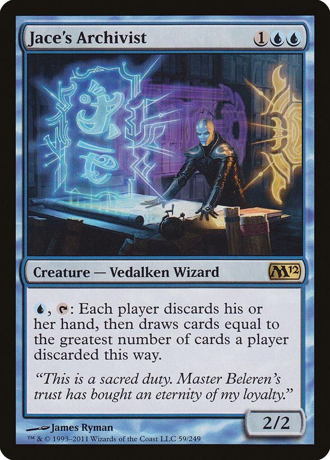 Jace's Archivist [Magic 2012] Foil