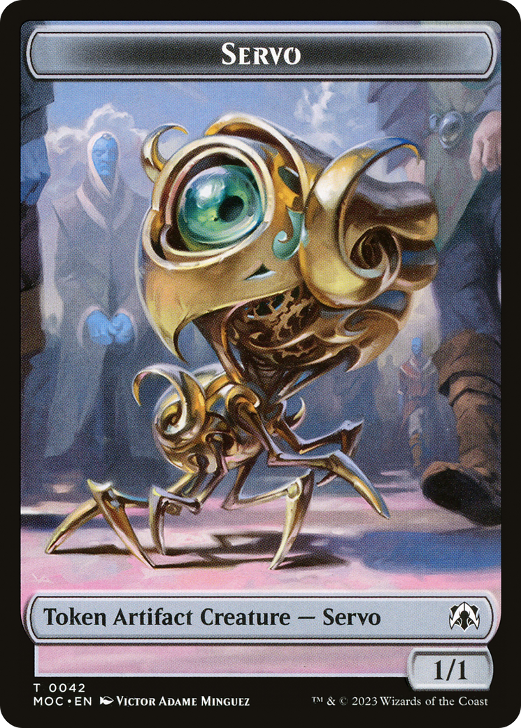 Servo  [March of the Machine Commander Tokens]