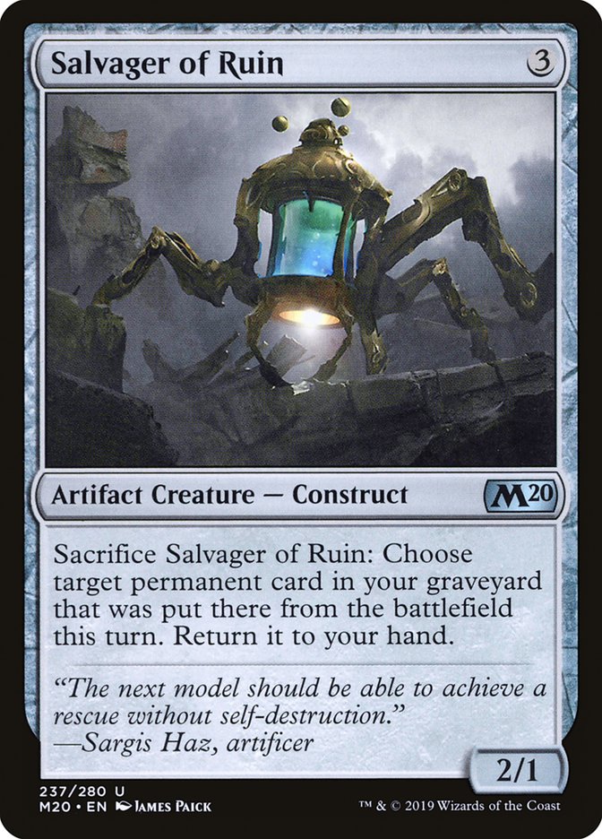 Salvager of Ruin [Core Set 2020] Foil