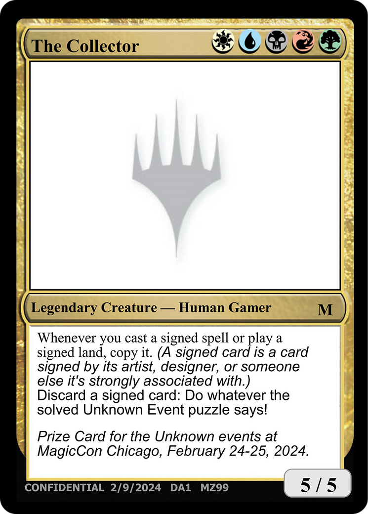 The Collector  [Unknown Event]