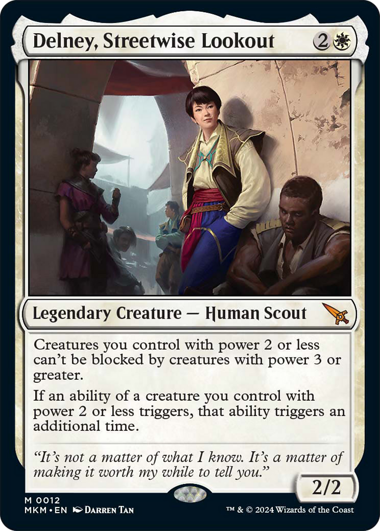 Delney, Streetwise Lookout [Murders at Karlov Manor] Foil