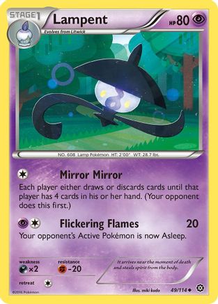 Lampent (49/114) [XY: Steam Siege] Reverse Holofoil