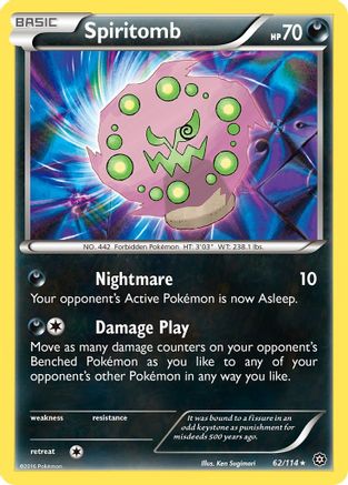 Spiritomb (62/114) [XY: Steam Siege] Reverse Holofoil