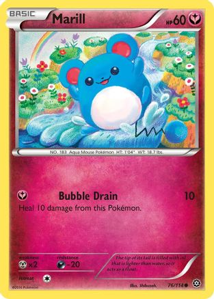 Marill (76/114) [XY: Steam Siege] Reverse Holofoil
