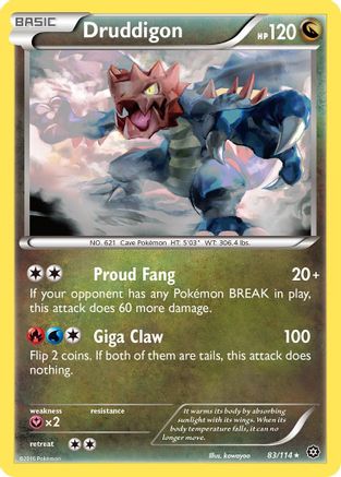 Druddigon (83/114) [XY: Steam Siege] Reverse Holofoil