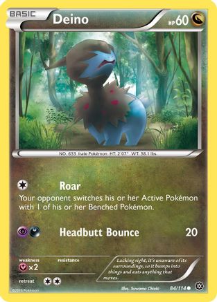 Deino (84/114) [XY: Steam Siege] Reverse Holofoil