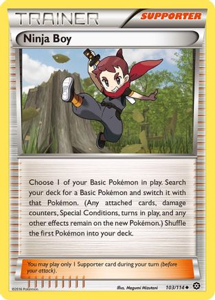 Ninja Boy (103/114) [XY: Steam Siege] Reverse Holofoil