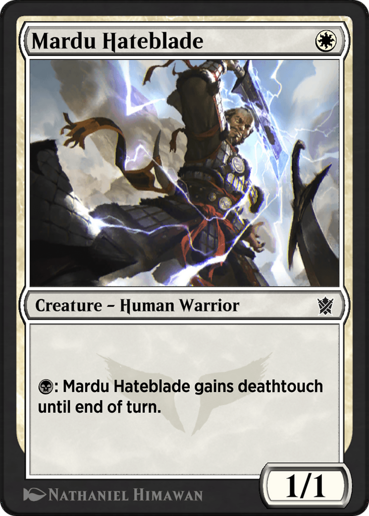 Mardu Hateblade  [Khans of Tarkir]